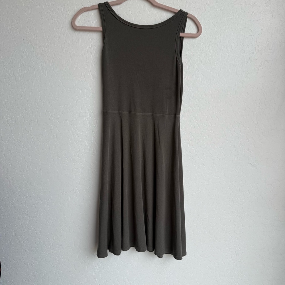 Hard Tail Elegant Gray Sleeveless Dress